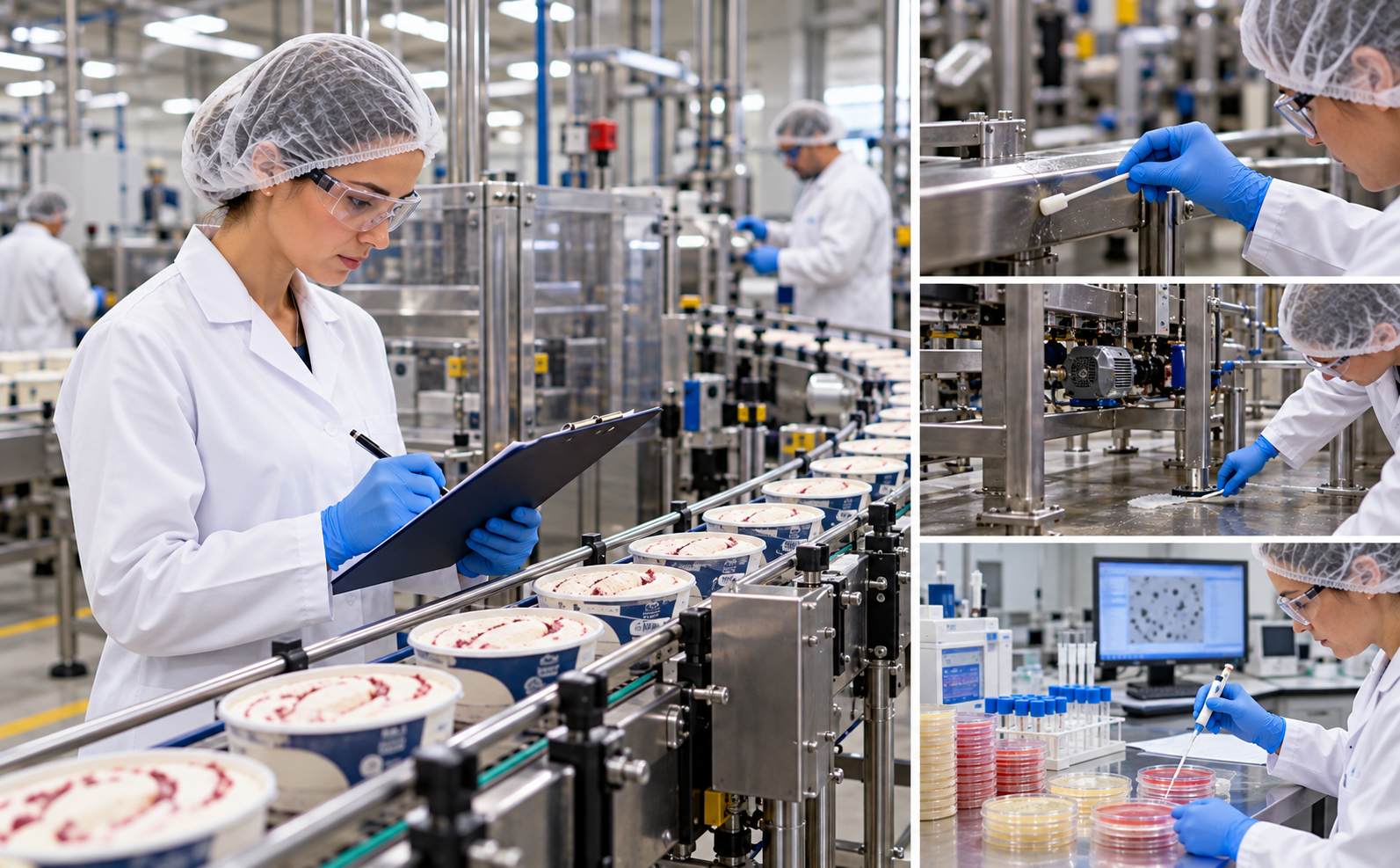 Microbiology laboratory and food safety testing